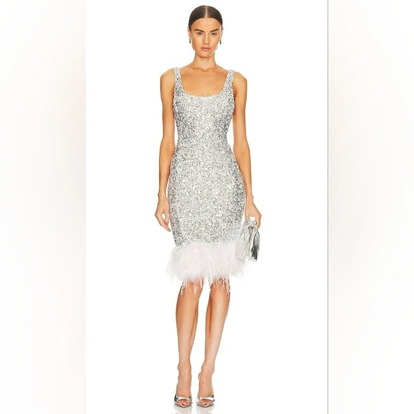 Lamarque Dresses & Skirts - 🎉HOST PICKED 🎉 LAMARQUE [S] Milly  Dress in Silver